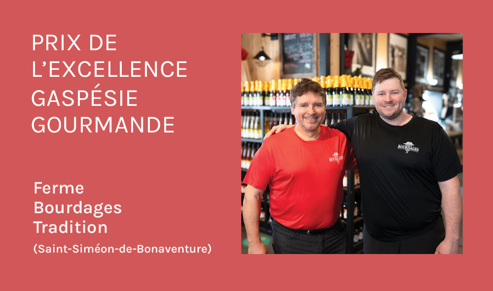Prix de l'excellence Gaspésie Gourmande 2026