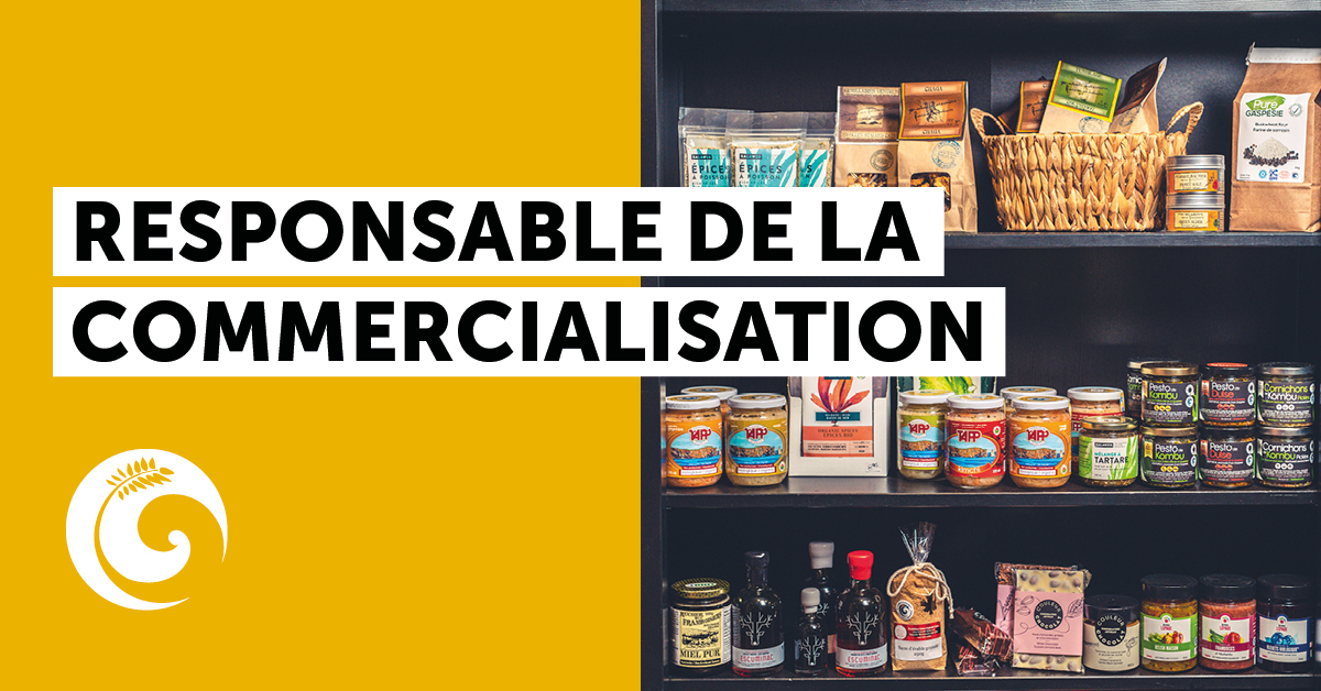 Offre d'emploi - Responsable de la commercialisation Offre d'emploi - Responsable de la commercialisation