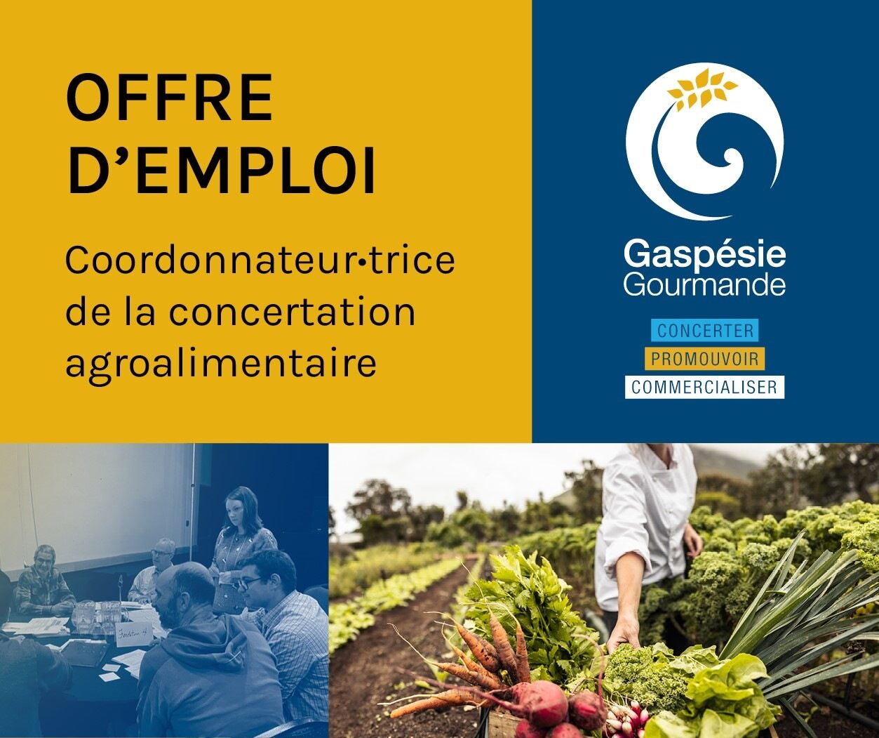 Coordonnateur ou coordonnatrice de la concertation agroalimentaire