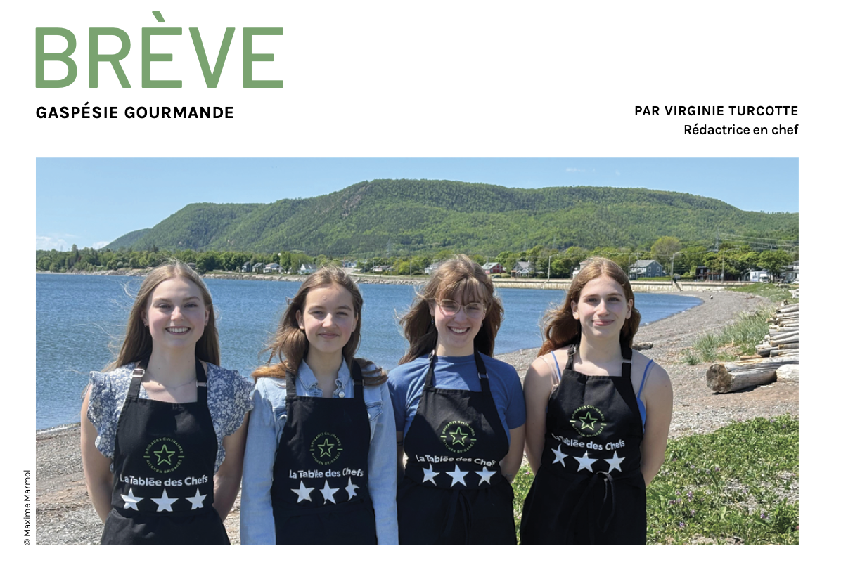 BRÈVE : LA MEILLEURE BRIGADE CULINAIRE MONDIALE EST GASPÉSIENNE