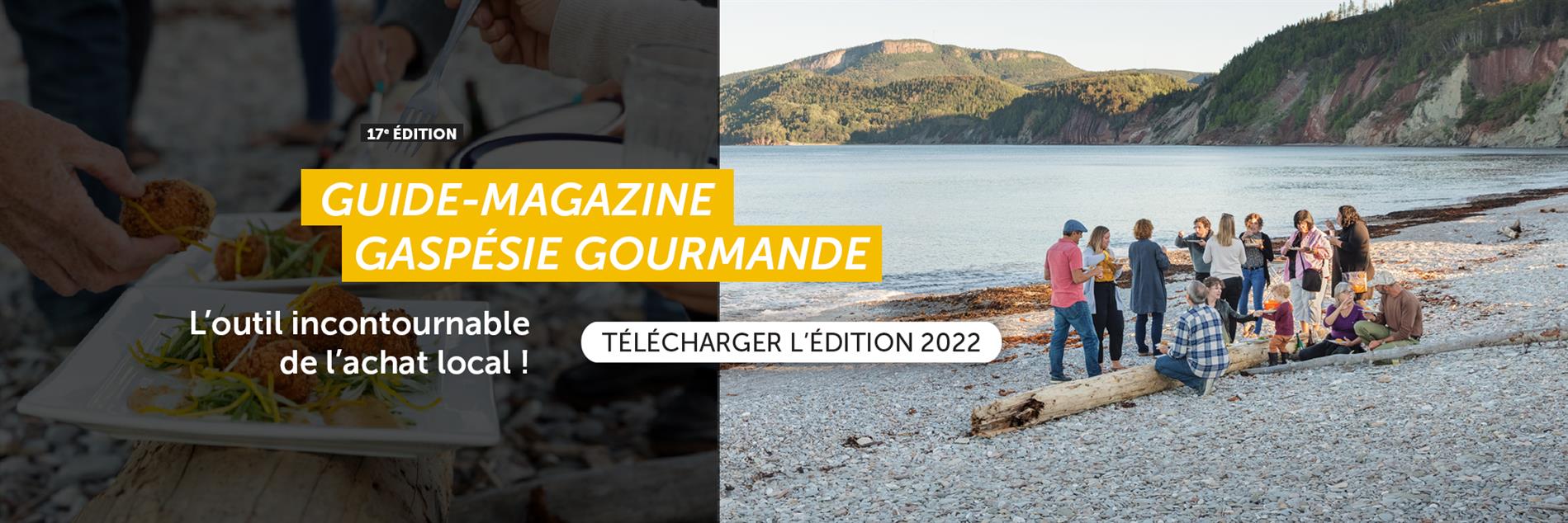 Guide-Magazine Gaspésie Gourmande 2022
